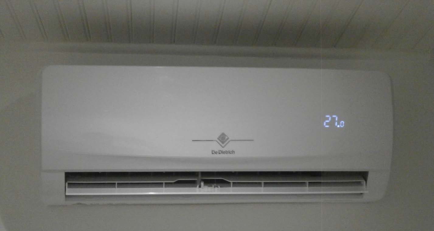 Climatisation réversible De Dietrich – chauffage en hiver